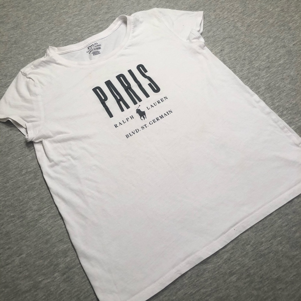 *authentic* POLO Ralph Lauren Paris Tee KIDS